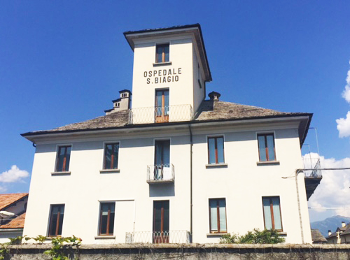 ospedale san biagio scritta