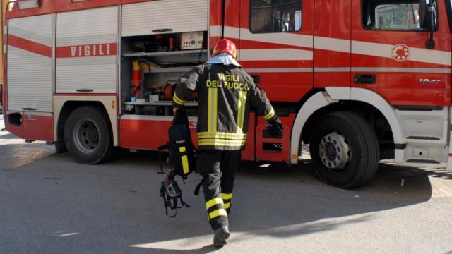 vigili del fuoco gas