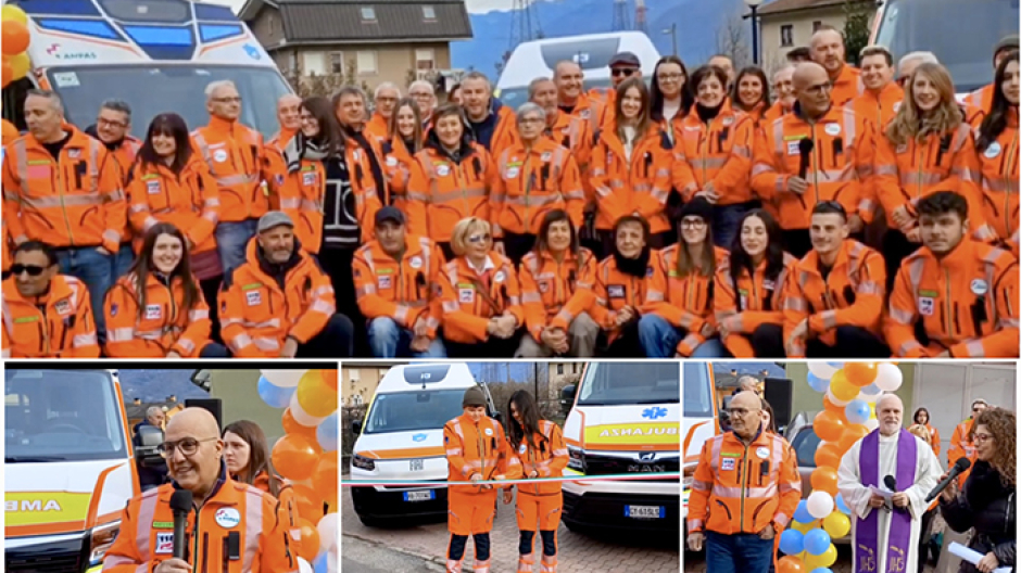 Presentati i nuovi mezzi alla festa dei 40 anni del Corpo Volontari di Villadossola