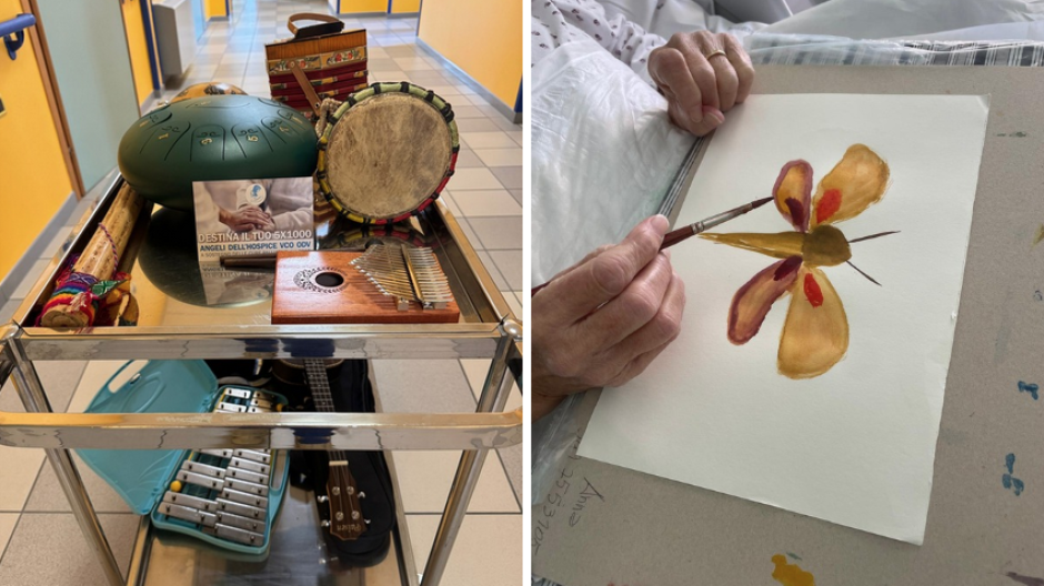 Un dialogo di musica e colori per sostenere l’Hospice e chi vi è accolto