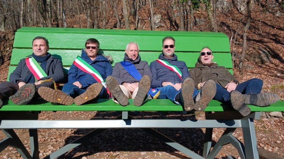 Anche la Valle Cannobina ha la sua big bench (foto)