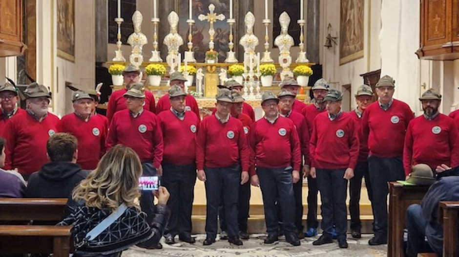 Il concerto del Coro Alpino alla Cappuccina, ospite il Quartetto Vocale Italiano 