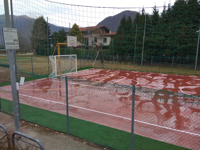In dirittura d'arrivo il rifacimento del campetto di Pedemonte