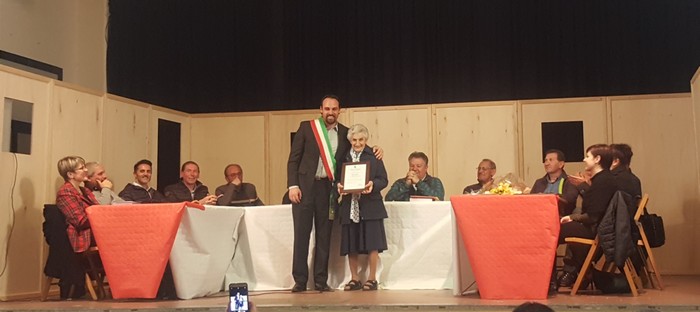 Fine mandato con benemerenza: Piedimulera premia una volontaria di 93 anni
