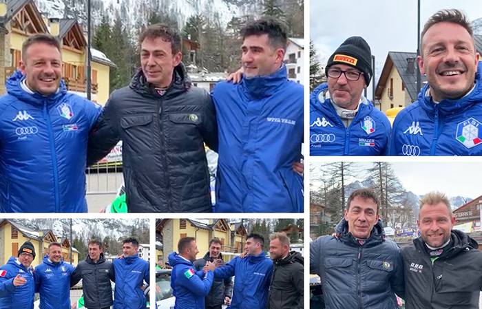 Interviste a fine gara ai primi tre del Rally 2 Laghi. Video