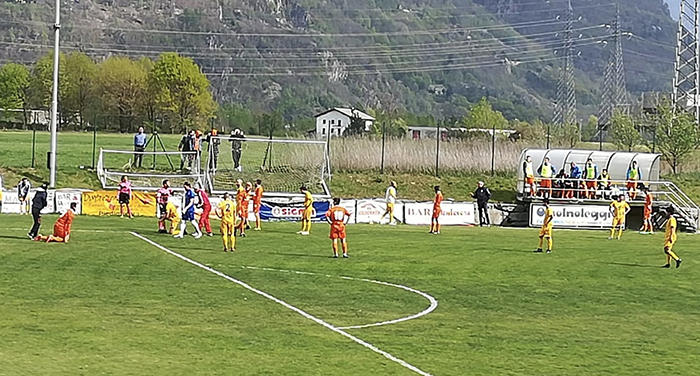  Sconfitta dolorosa per il Piedimulera, contro l'Oleggio finisce 3-1