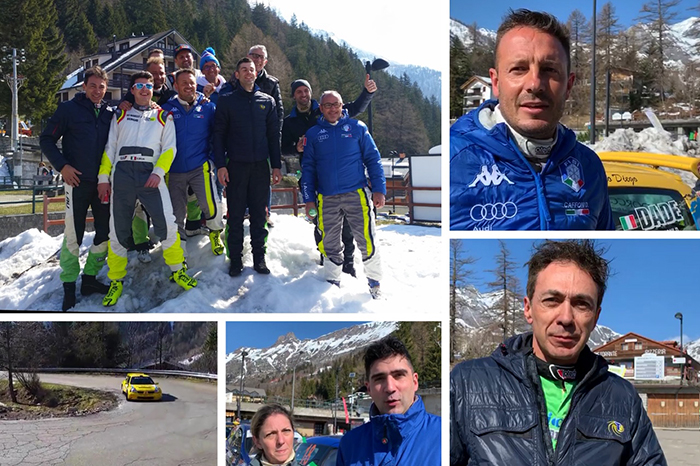 Videointerviste ai leader del rally 2 Laghi a metà gara