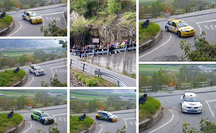 Tanto pubblico allo shakedown dal Rally 2 Laghi. Video dei passaggi