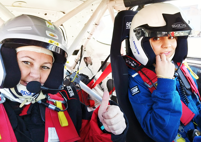Podio di categoria per l'equipaggio “rosa” con la verbanese Viviana Rayan al Rally Ronde del Canavese