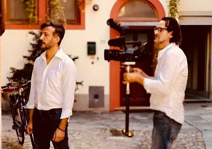 Maurizio Frisone attore in "La Salamandra" e "Murder Mistery" con Jennifer Aniston