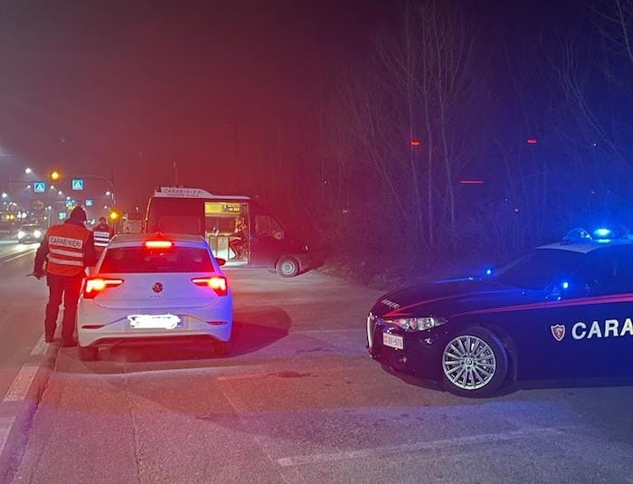 Weekend di sballi e altro: 8 denunciati dai carabinieri 