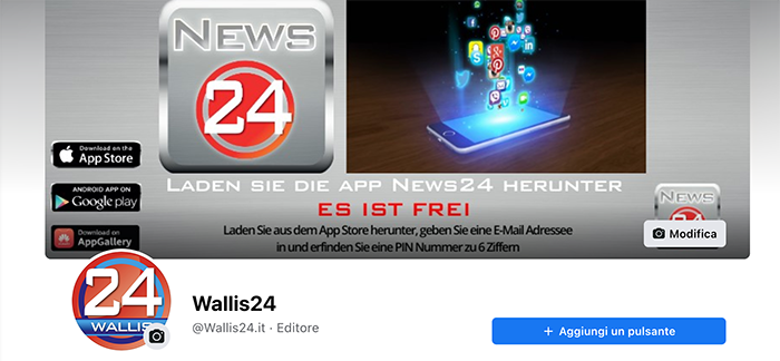 Mille "Mi piace" per la pagina Facebook in tedesco di Wallis24! Le migliori notizie del Vco per i nostri lettori svizzeri