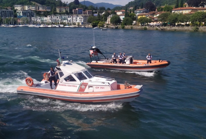 Il bilancio del primo mese della Guardia Costiera sul Verbano: 36 persone assistite