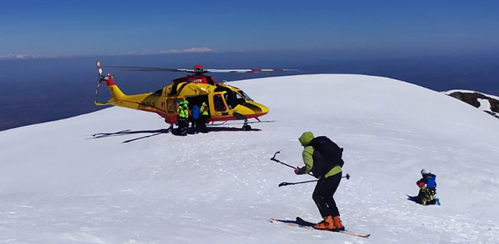 Salvati i tre alpinisti (due uomini e una donna di Verbania) bloccati sul Monte Rosa