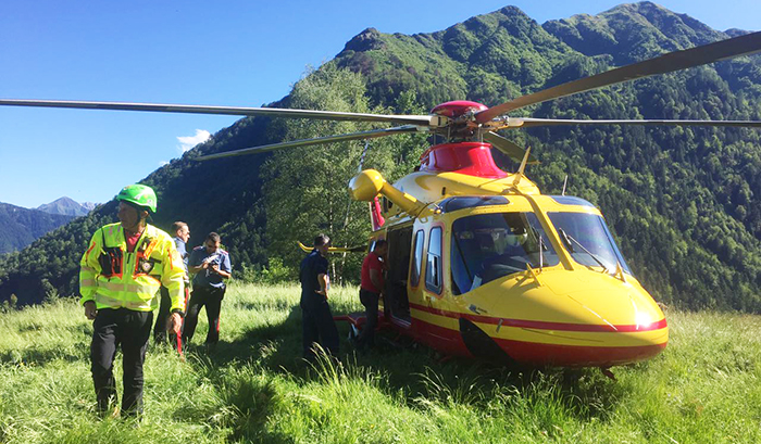 Salvato lo scalatore sul Rosa. Aveva perso un appiglio ed era scivolato, però le protezioni hanno arrestato la caduta