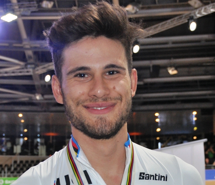Filippo Ganna al via della Tirreno-Adriatico 
