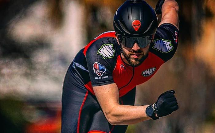 Cristian Losio in gara contro i più forti alla mezza maratona di Berlino 