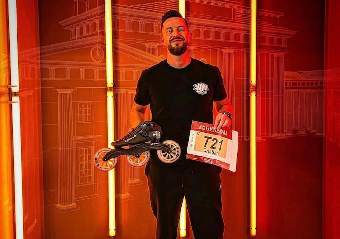 Cristian Losio: buona la prima, il pattinatore ossolano si fa valere a Berlino 