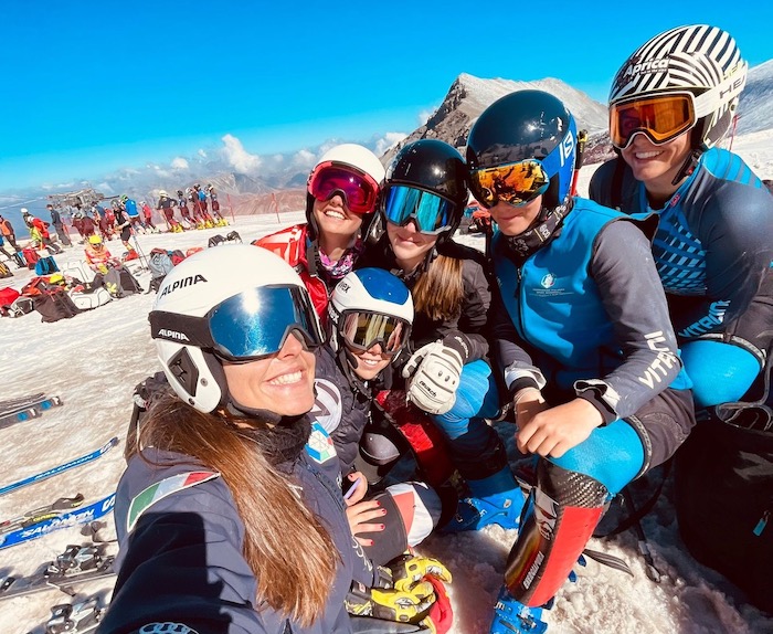 Per Martina Marangon primo raduno sulla neve con la squadra di sci delle Alpi Centrali 