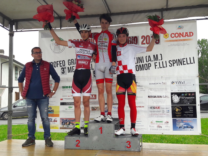Per Myles Porcelli (Pedale Ossolano) ottimo secondo posto a Monsummano