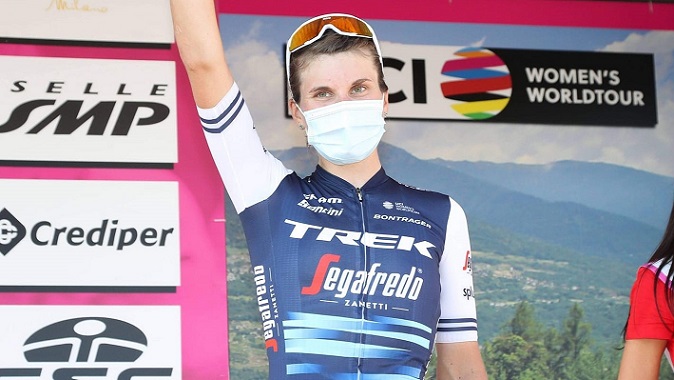 Ciclismo, Longo Borghini manca di un soffio la tappa di Terracina