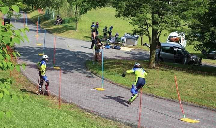 Una tappa di Coppa del Mondo di Inline Alpine alla Collina dello Sport di Villa?