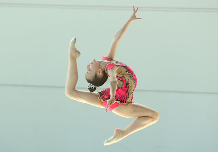 Allenamento fra le stelle della ginnastica per Francesca Frosio di Cusio Ginnastica 