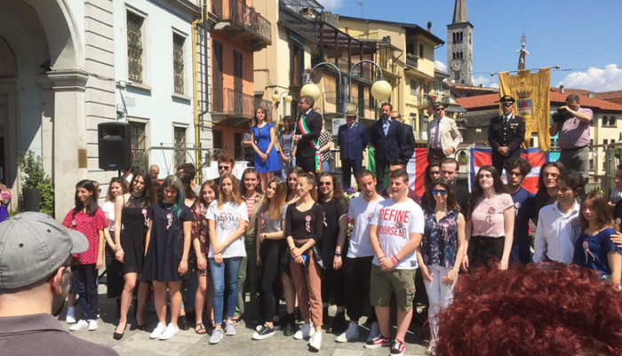 Battesimo Civico per i diciottenni di Omegna