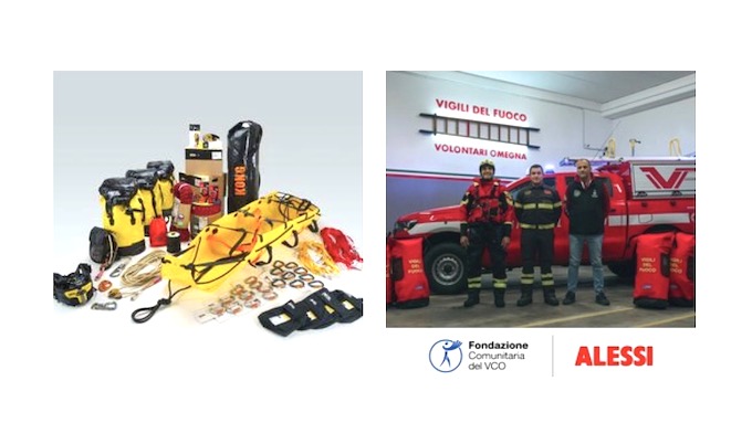 Nuove attrezzature per i vigili del fuoco volontari di  Omegna
