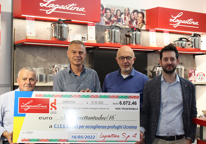 I dipendenti Lagostina sostengono la popolazione ucraina: donate ore di lavoro 