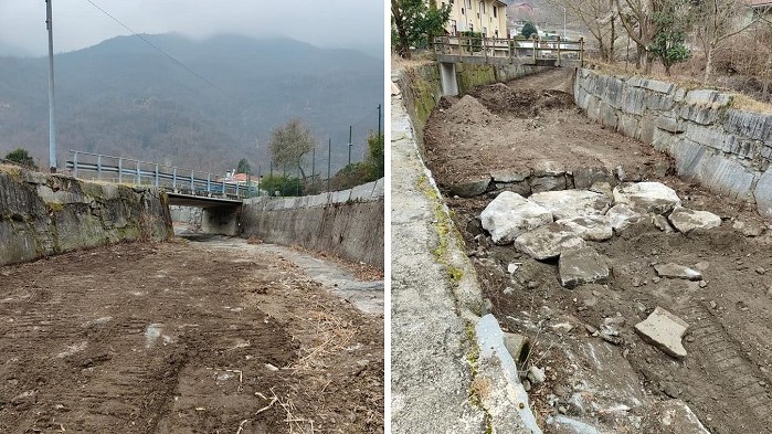 Gravellona, sono iniziati i lavori di pulizia e ampliamento al rio Inferno