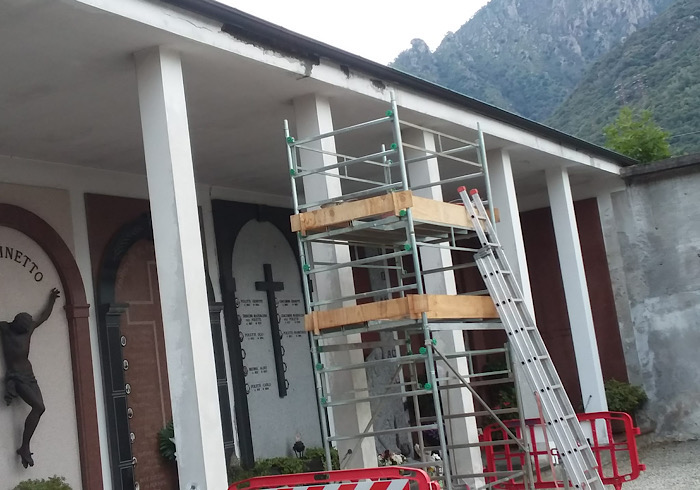 Lavori e manutenzioni ai cimiteri di Omegna