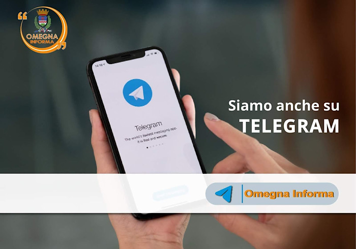 Il Comune di Omegna approda su Telegram per informare i cittadini