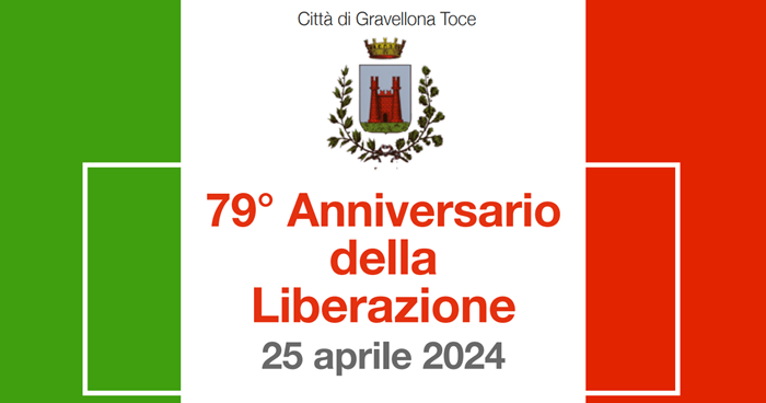 La città di Gravellona e A.N.P.I. insieme per celebrare la Liberazione. Il programma