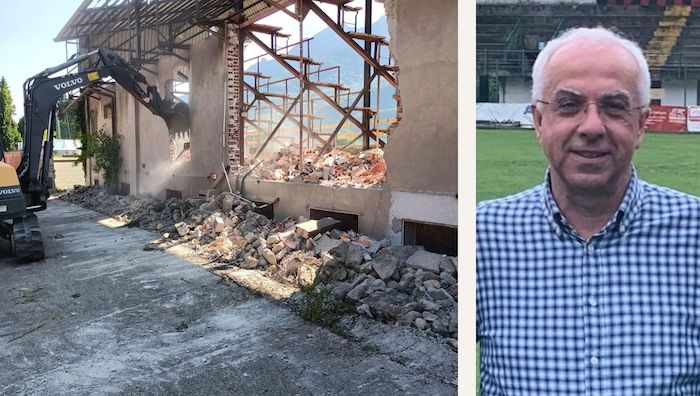 Giorgetti confermato presidente dell'Omegna Calcio, al via i lavori allo stadio