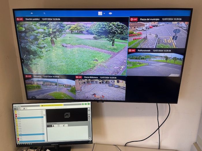Casale CC : posate le nuove videocamere di sorveglianza