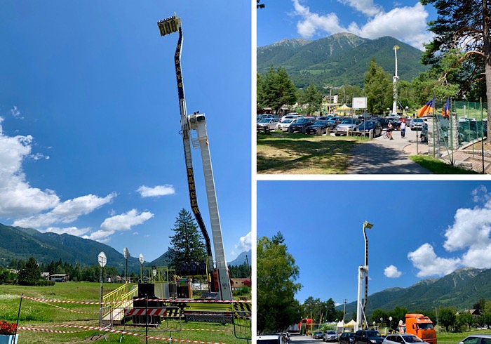 In pineta a S.M. Maggiore è arrivato “The Big One”, 30 metri di brivido