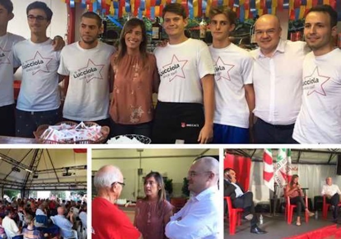 Apre la festa della Lucciola, primo dibattito con Cuperlo