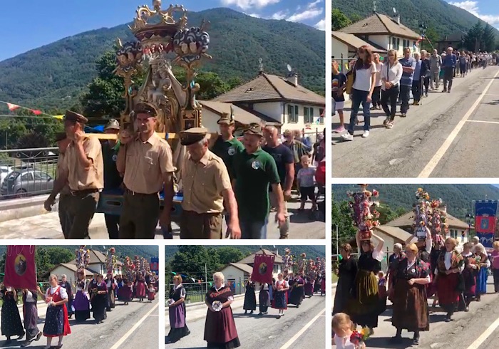 Trontano in festa per la Madonna, escono le Cavagnette 