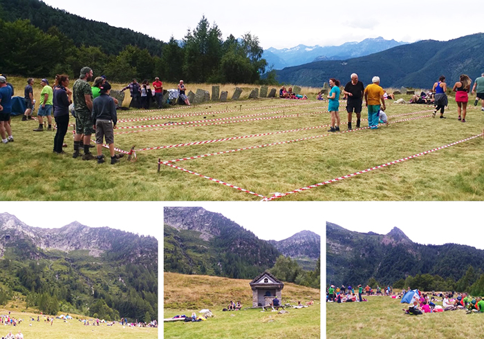 Pienone per la Sagra del mirtillo all'alpe Campra di Druogno