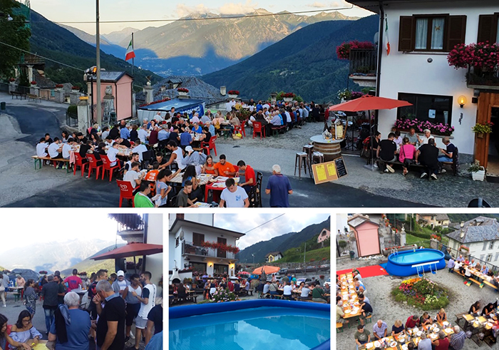  Pienone alla "Cena dell'Ospite" a San Lorenzo di Bognanco. Fotogallery
