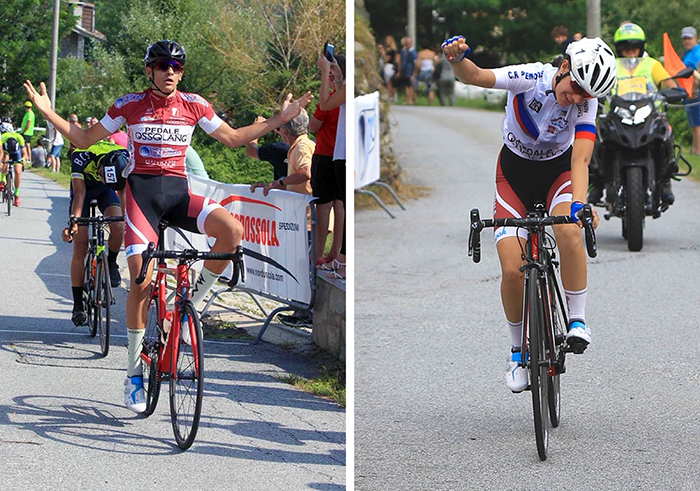 Ciclismo: doppietta di Donatelli e Barale a Villadossola