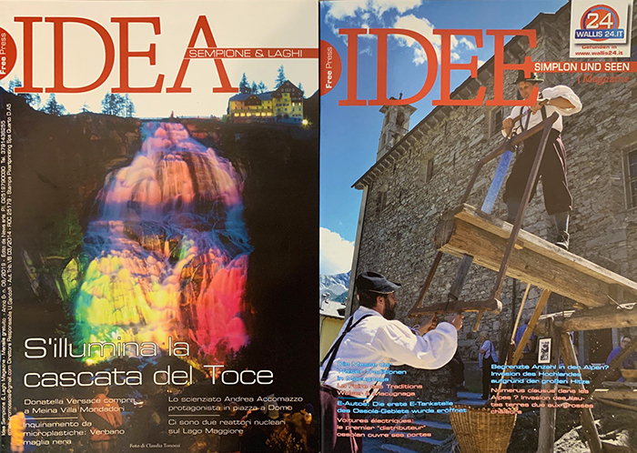 In distribuzione anche a Ferragosto il nostro magazine gratuito in tre lingue IDEA
