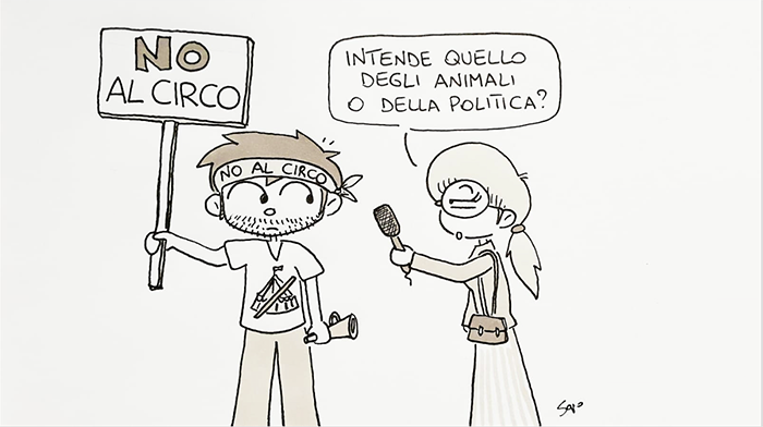Il circo della politica visto da Sapo