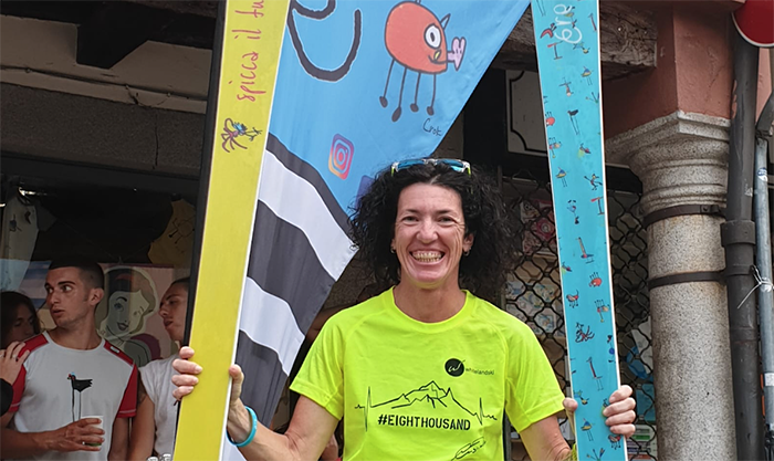 Cristina Piolini e Francesco Bon pronti per a partire per il Manaslu 