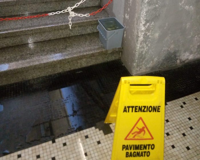 Domodossola: la stazione fa ancora acqua 