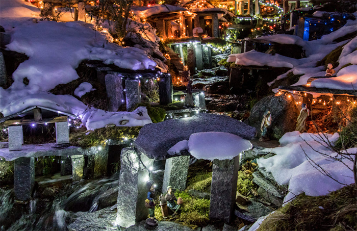 Aperti i 60 Presepi sull'acqua di Crodo, è l'evento del Natale 2019 nel Vco