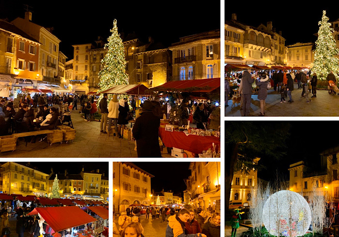Mercatini di Natale a Domodossola: la piazza della Solidarietà e tanta musica