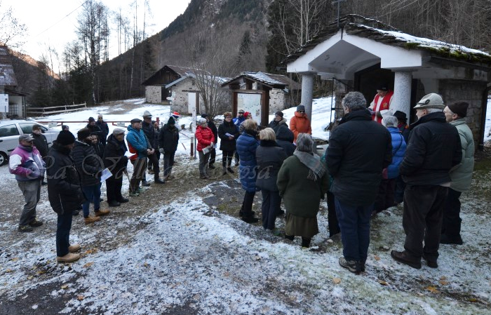 Celebrata Santa Barbara al ribasso Morghen in onore di tutti i minatori dell'Anzasca. Foto