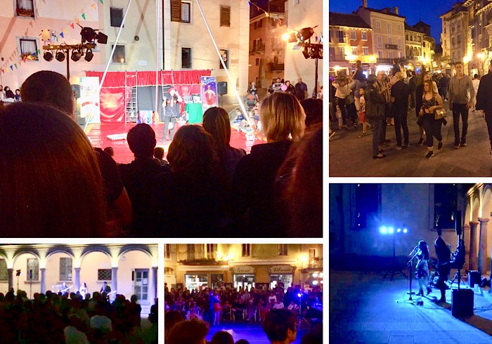 Tanta gente nelle piazze di Domodossola per il primo "Giovedì d' Estate". Video e foto